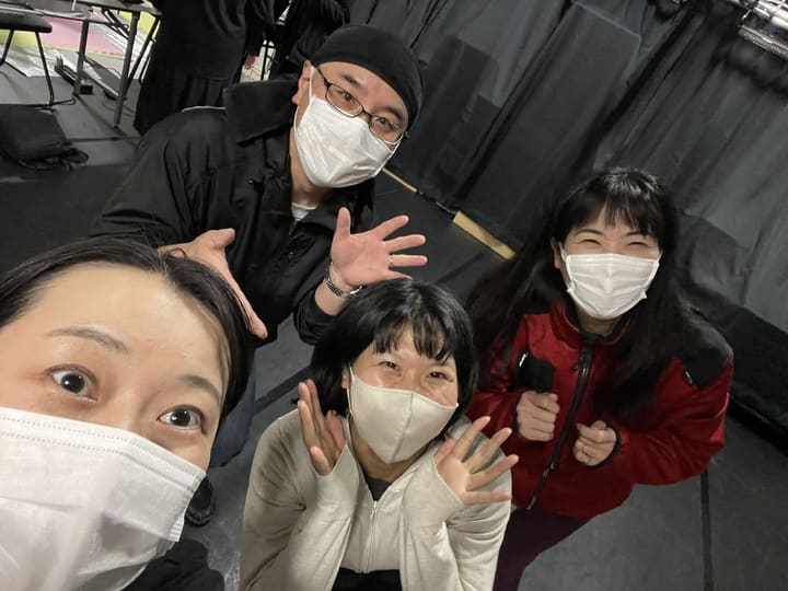 入団初回、「マスク」と「さよなら」に挑戦｜劇団カスタリア 稽古日誌#94